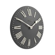 Jones Clocks  Strand wall clock | Modern convex clock | 30cm | Dark grey