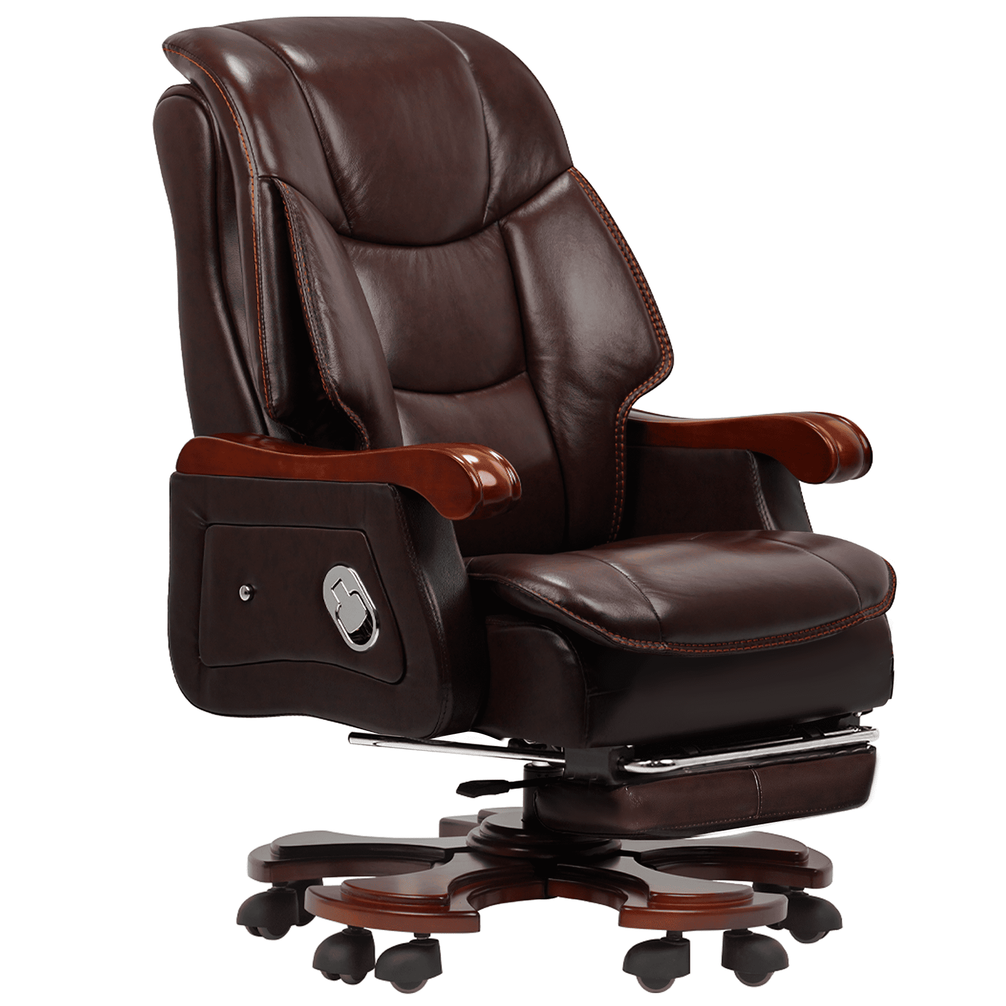 Jones Executive Chair with Massage Big and Tall Home Office Desk Chair Back Task Desk Chair Leather Soft Classic Luxury Boss Executive Swivel Office Chair Walmart