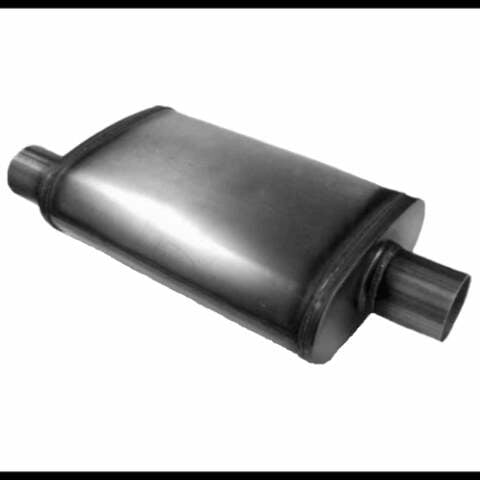 Jones Exhaust 4" x 9" x 14" Universal Max Flow Oval Muffler 2.25" IN/OUT MF1225