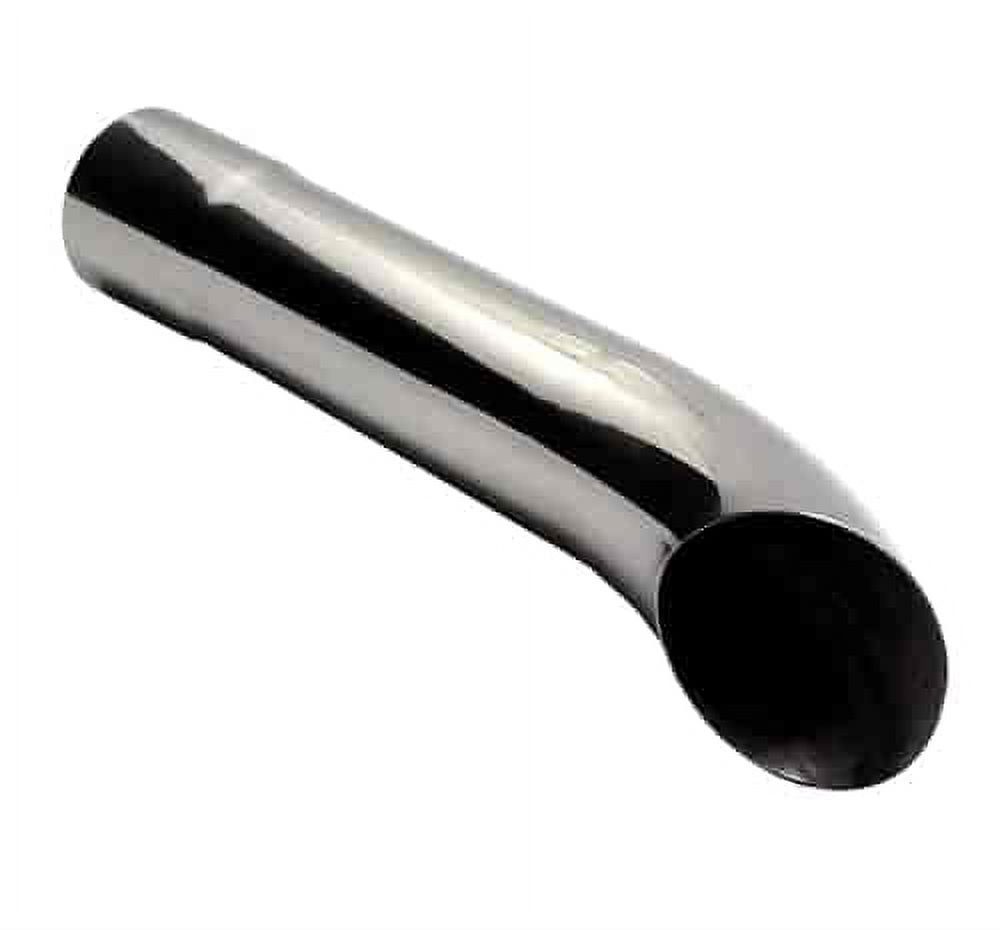 Jones Exhaust JTD112 Chrome Exhaust Tip Turn Down Style 1.75 Tip Diameter 8 Leng