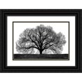 thumbnail image 1 of Jones, John 24x17 Black Ornate Wood Framed with Double Matting Museum Art Print Titled - The Tree, 1 of 4