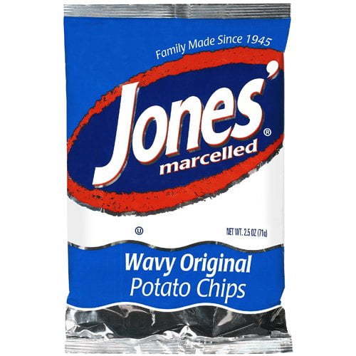 Jones' Marcelled Wavy Original Potato Chips, 2.5 Oz.