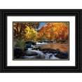 thumbnail image 1 of Jones, Mike 14x11 Black Ornate Wood Framed with Double Matting Museum Art Print Titled - River of Gold, 1 of 4