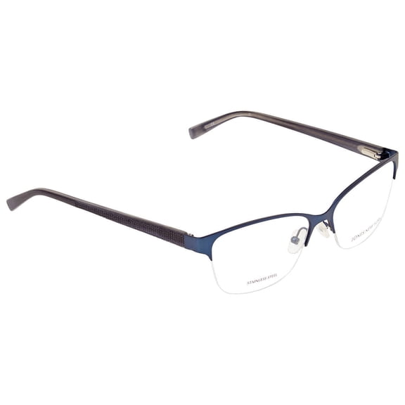 Jones New York Ladies Blue Rectangular Eyeglass Frames JNYJ483BLE53