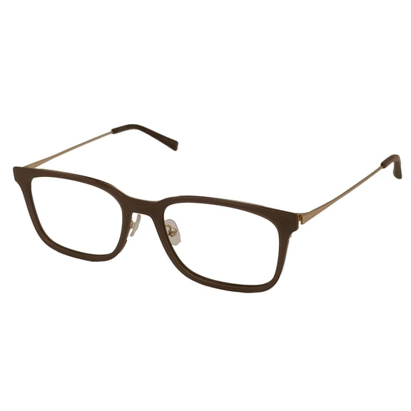 Jones New York Mens Plastic Square Eyewear Frame, Taupe J773. 56mm