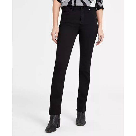 Jones New York ONYX WASH Women's Lexington Straight Leg Denim Jeans, US 10P