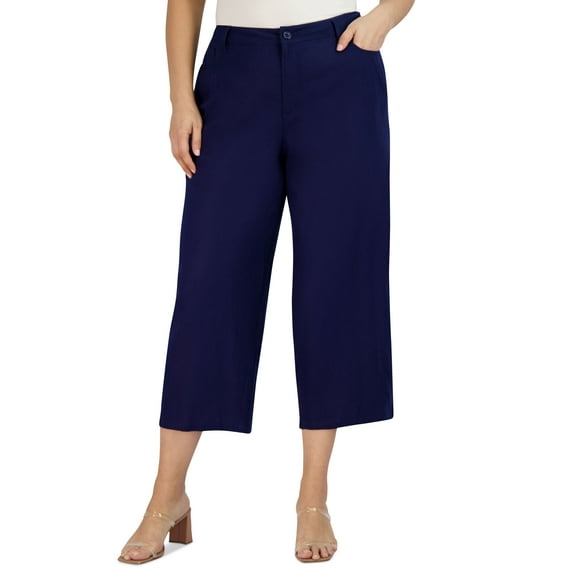 Jones New York Plus Size Lexington High Rise Skinny Ankle Jeans Navy 14W