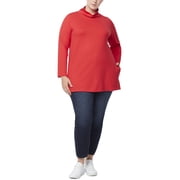 Jones New York Plus Size Serenity Dakota Tunic Rouge 3X