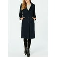 thumbnail image 1 of Jones New York Women's Black Single-Breasted Maxi Coat, 12, 1 of 2