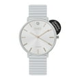 thumbnail image 1 of Jones New York Women's Genuine Diamond White Dial and Rubber Strap Analog Watch, 1 of 1