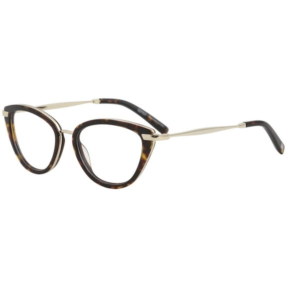Jones New York Women's Tortoise Full Rim Optical Eyeglass Frames, 49mm