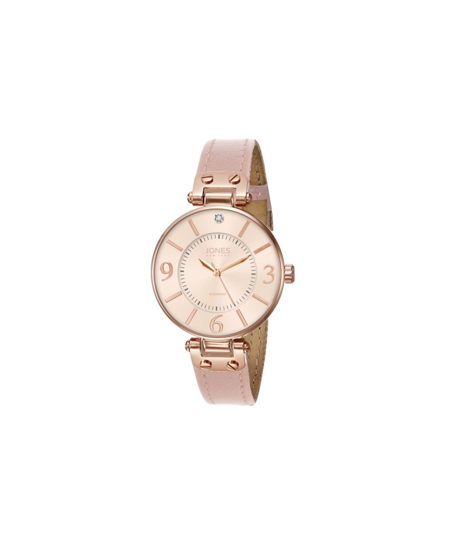 Jones New York Women's Quartz Movement Leather Strap Analog Jones New York Women's Quartz Movement Leather Strap Analog