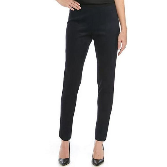 Jones New York Women's Suede Elastic Waistband Leggings, Ink, 14