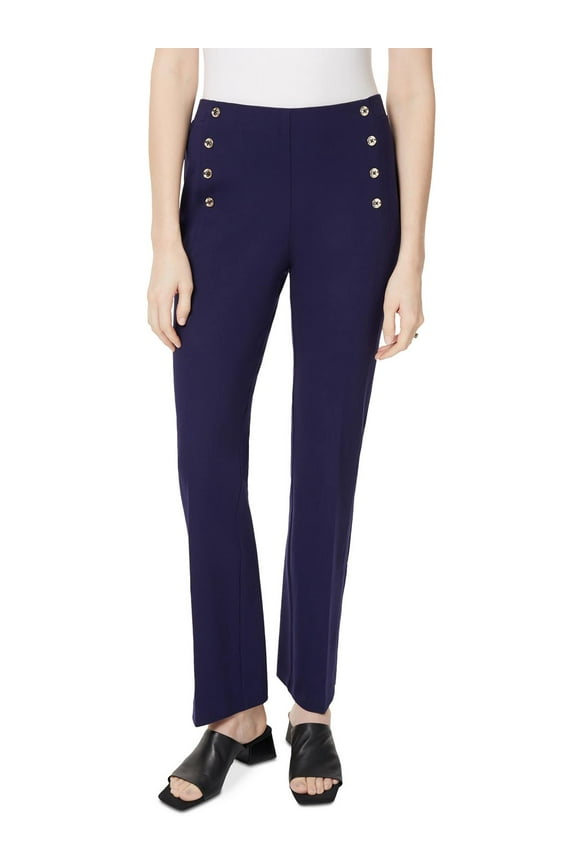 Women's High-Rise Bootcut Sailor Pants Collection Navy 6