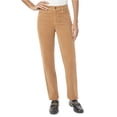 thumbnail image 1 of Jones New York Womens Lexington Casual Corduroy Pants, Beige, 4, 1 of 2