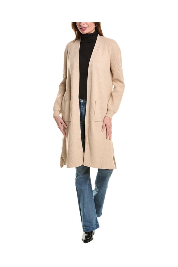 womens Duster Cardigan, s, Brown