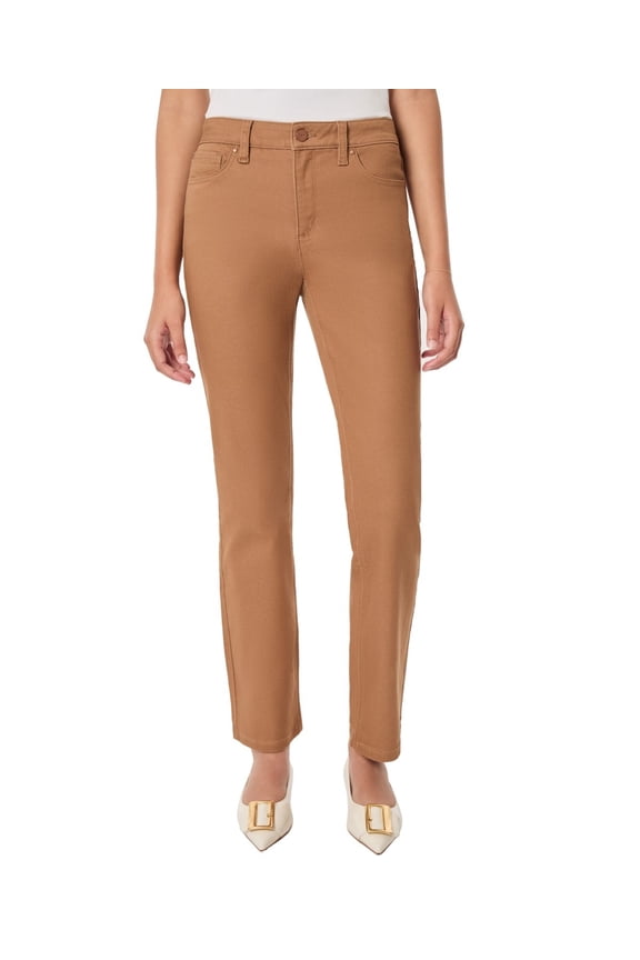 CARAMEL Women's Lexington Mid-Rise Straight-Leg Jeans, US 8/29