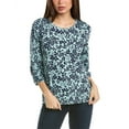 thumbnail image 1 of Jones New York womens  Moss Crepe Top, XL, Green, 1 of 2