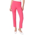 thumbnail image 1 of Jones New York Womens Solid Stretch Dress Pants, Pink, Small, 1 of 3