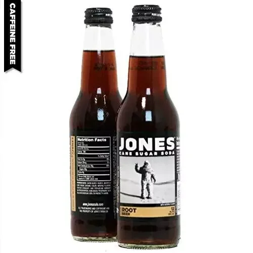 Jones Soda 12 ounce Glass Bottles (Root Beer, 12 Bottles)