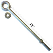 Jones-Sports 1/2" x 12" Eyebolt 12 PCS