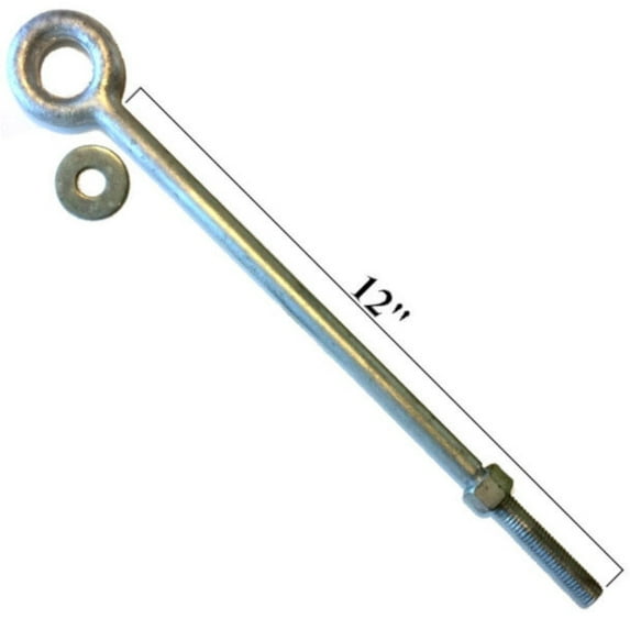 Jones-Sports 1/2" x 12" Eyebolt 5 PCS