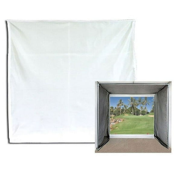 Jones-Sports 10' x 10' Golf Impact Projection Screen Baffle and 10'x10'x10' Practice Golf Net (Frame Parts NOT Included)