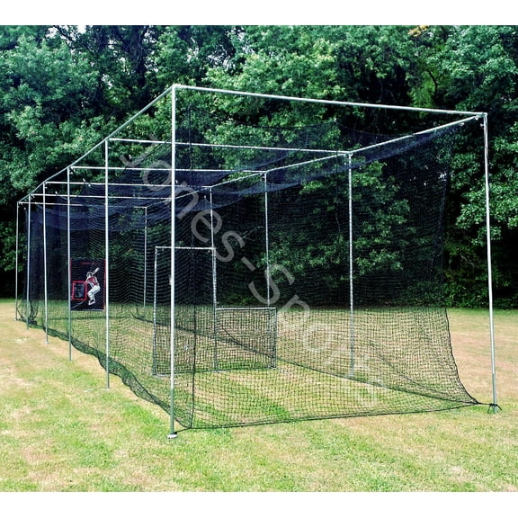 Jones-Sports Batting Cage Frame Kit 10' x 10' x 40' EZ UP & DOWN Frame Kit