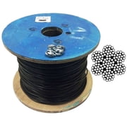 Jones-Sports Black Vinyl Coated Cable 25