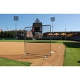 thumbnail image 1 of Jones-Sports Professional 7' x 7' Fielders Safety Screen Frame with #42(60 Ply) Pillow Case Net for Baseball and Softball, 1 of 1