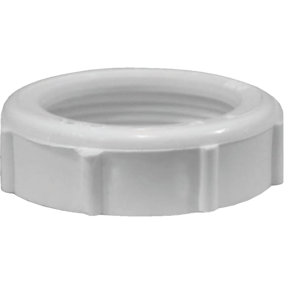 Jones Stephens 1-1/2 In. White Plastic Slip Joint Nut (100-Pack) T85150
