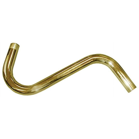 Jones Stephens 8 In. Chrome Shower Arm S01-035 Residential Use, Standard Application