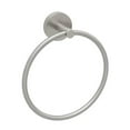 thumbnail image 1 of Jones Stephens 97921 Brushed Nickel Contemporary Towel Ring, 1 of 1