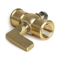 Jones Stephens A11004 1/4 Fip X Fip Lever Handle Air Cock - Satin