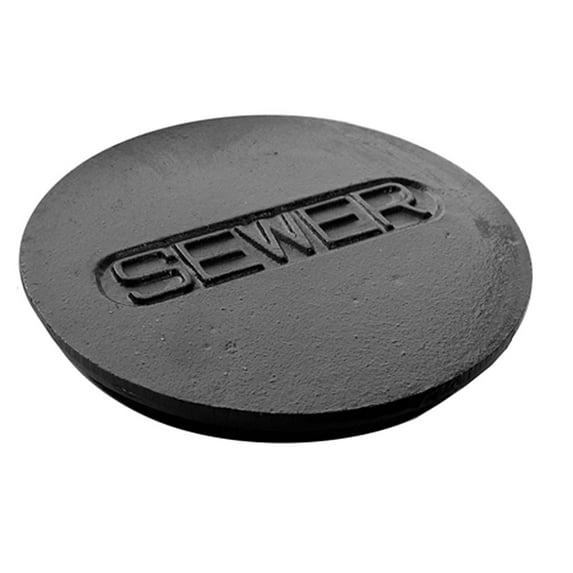 Jones Stephens B04008 Cast Iron Lid For 4 Backwater Valve - Black