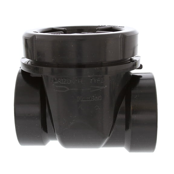 Jones Stephens B05200 2" Abs Backwater Valve - Black