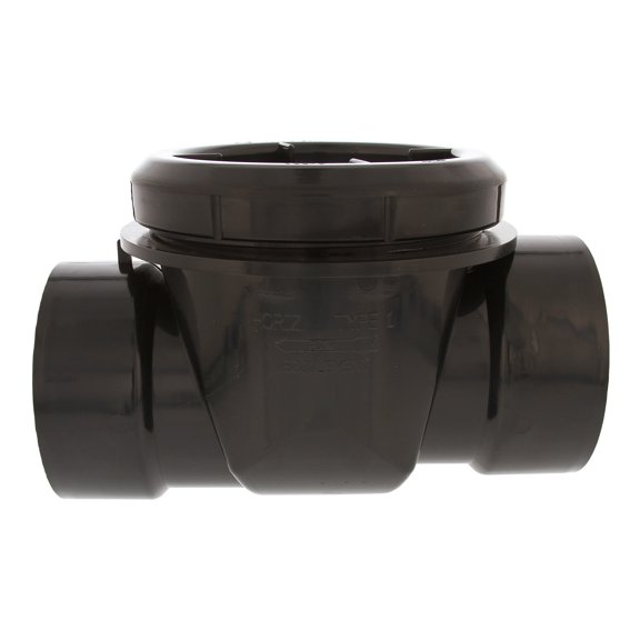 Jones Stephens B05400 4 Abs Backwater Valve - Black