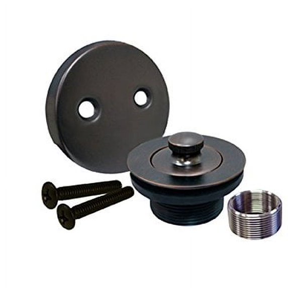 plumbest b51-55wb lift and turn bath waste conversion kit, old world bronze