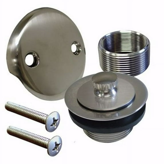 Plumbest Lift and Turn Bath Waste Conversion Kit, Brushed Nickel - Jones Stephens - B51-55BN