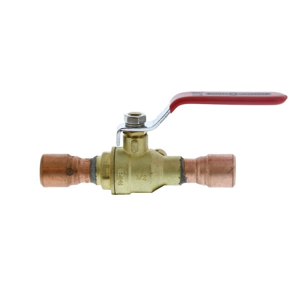 Jones Stephens B67256 1/2" Full Port Brass Ball Valve - Brass