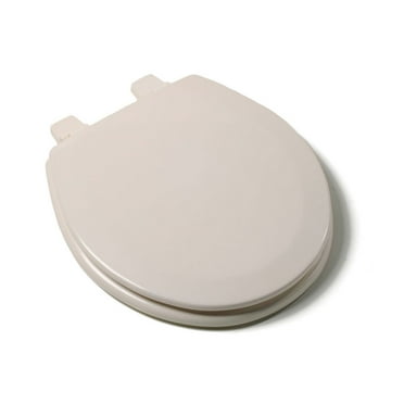 Jones Stephens C013wd02 Round Wood Toilet Seat - Off White