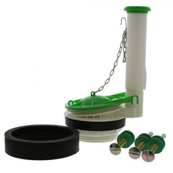 Jones Stephens C05073a Toilet Tank To Bowl Valve, Adjustable Overflow Tube, Flapper,