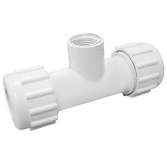Jones Stephens C17100 1 Pvc Ips Compression Tee