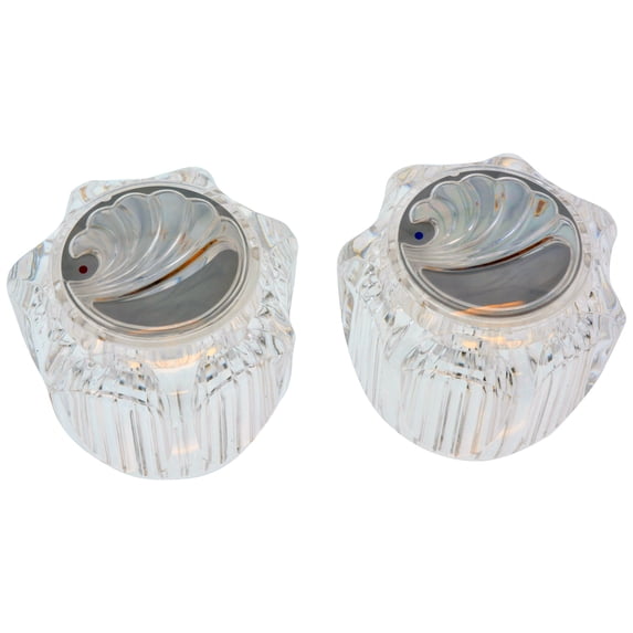 Jones Stephens C25445 2 Hdl Acr Knob For Lav & Kitchen - Clear