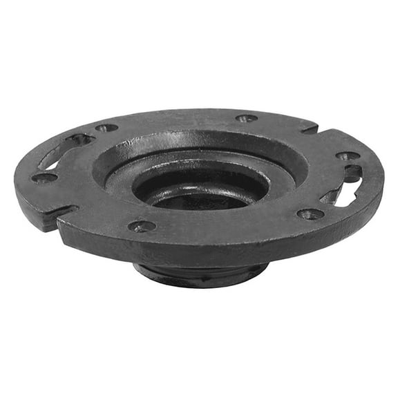 Jones Stephens C47420 4 X 2 Cast Iron Closet Repair Flange - Black