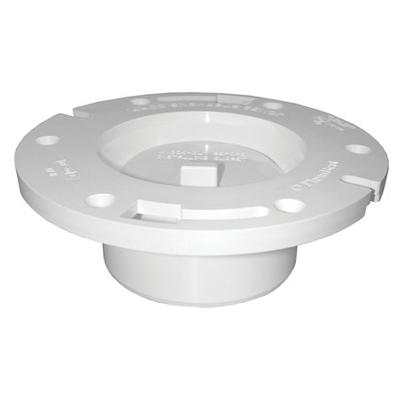 Jones Stephens C50340 PVC Closet Flange With Knockout - 3 x 4 in.