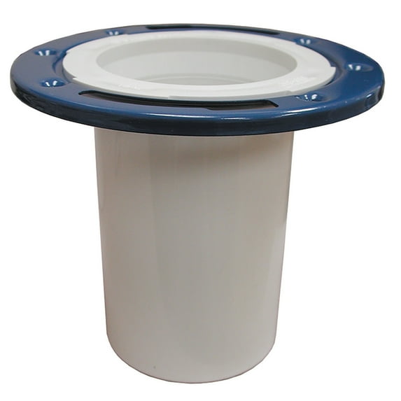 Jones Stephens C53600 4 X 3 Closet Flange - White/Blue