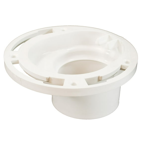 Jones Stephens C54342 3 X 4 Pvc 4 Way Overall Size Closet Flange