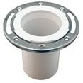 thumbnail image 1 of Jones Stephens C57334 3 X 4 Pvc Closet Flange W /Ss Ring, 1 of 1