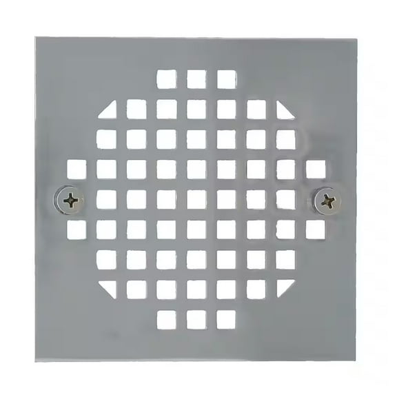 Jones Stephens C60812 Chrome Square Cvrall Strainer - Chrome